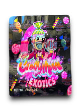 Load image into Gallery viewer, Candy Man Exotics 1OZ 28G Mylar Bag (50 Count) - Black Unicorn Hub
