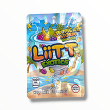 Load image into Gallery viewer, Liitt Exotics Tropical Storm Gummies 3.5g Mylar Bag 1000MG (Packaging Only)
