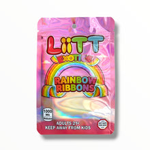 Load image into Gallery viewer, Liitt Exotics Rainbow Ribbons3.5g Mylar Bag 1000MG (Packaging Only)
