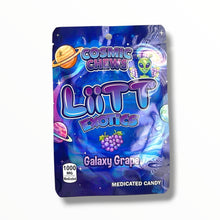 Load image into Gallery viewer, Liitt Exotics Cosmic Chews Galaxy Grape 3.5g Mylar Bag 1000MG (Packaging Only)
