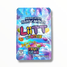 Load image into Gallery viewer, Liitt Exotics Hard Candies fruit Gems 3.5g Mylar Bag 1000MG (Packaging Only)
