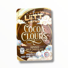 Load image into Gallery viewer, Liitt Cocoa Clouds Infused Milk Chocolate 3.5g Mylar Bag 1000MG (Packaging Only)
