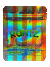 Load image into Gallery viewer, Runtz Bomb Weed 3.5g Mylar Bag Holographic
