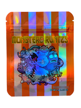 Load image into Gallery viewer, Monster Runtz 3.5g Mylar Bag Holographic
