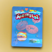 Load image into Gallery viewer, Sprinklez Super Donuts 3.5G Mylar Bags- Holographic- 100% Baked
