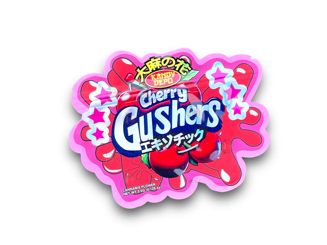 Kandy Depo Cherry Gushers Mylar Bags 3.5g Holographic