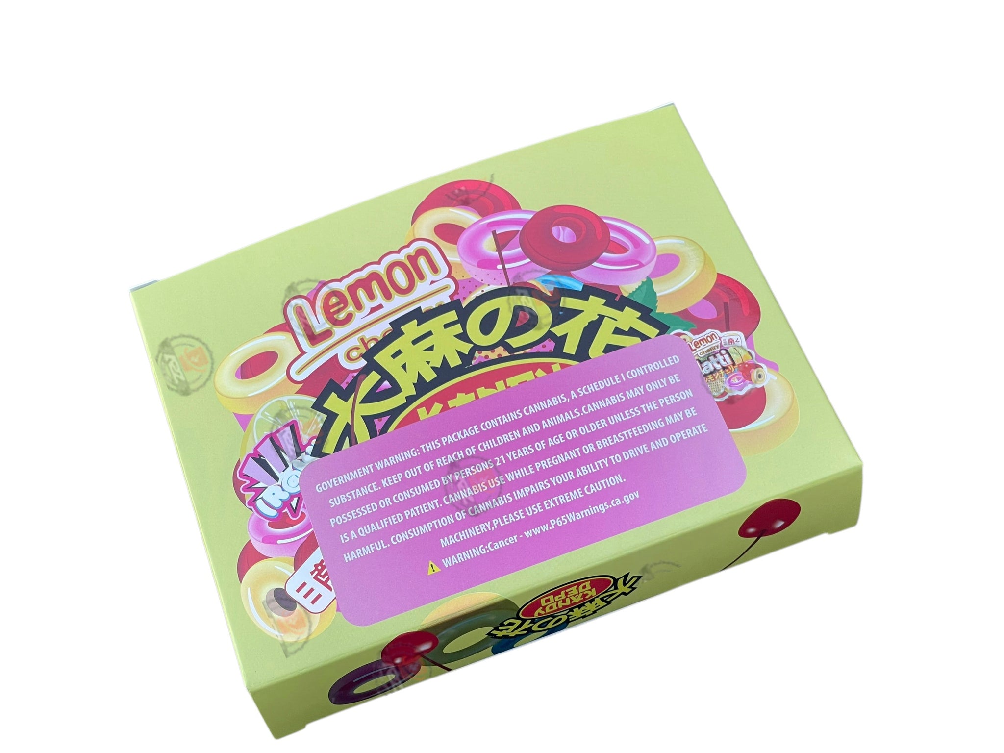Kandy Depo Lemon Cherry Skilatti Mylar Bags with Boxes 3.5g Box