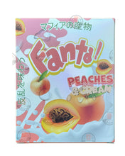 Load image into Gallery viewer, Fanta Peaches &amp; Cream Mylar Bags with Boxes 3.5g Box Packaging Holographic
