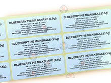 Load image into Gallery viewer, Sprinklez Blueberry Pie Milk Shake 3.5G Mylar Bags -With stickers and label
