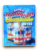 Load image into Gallery viewer, Sprinklez Bomb Pop Cheesecake Bites 3.5G Mylar Bags -With stickers and label
