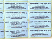 Load image into Gallery viewer, Sprinklez Lucky Charms Cereal Bars 3.5G Mylar Bags -With stickers and label
