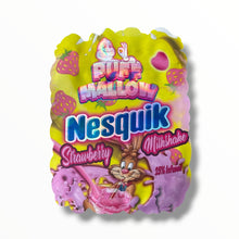Load image into Gallery viewer, Puff Mallow Nesquik Strawberry Milkshake 3.5g shape bags
