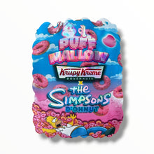 Load image into Gallery viewer, Puff Mallow Krispy Kreme Doughnuts the Simpsons dohnut 3.5g shape bags

