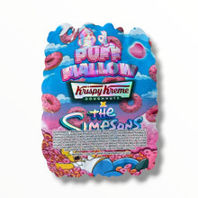 Load image into Gallery viewer, Puff Mallow Krispy Kreme Doughnuts the Simpsons dohnut 3.5g shape bags
