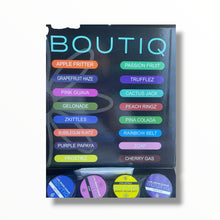 Load image into Gallery viewer, Boutiq 16-1oz Jars in a box Mixed Strains Variety Pack- Empty packaging only
