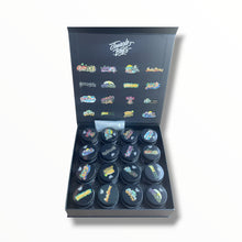 Load image into Gallery viewer, Jungle Boys 16-1oz Jars in a box Mixed Strains Variety Pack- Empty packaging only
