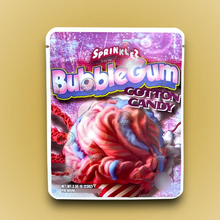 Load image into Gallery viewer, Sprinklez Bubblegum Cotton Candy 3.5G Mylar Bags -With stickers and label
