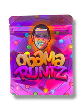 Load image into Gallery viewer, Obama Runtz Mylar Bags 3.5g Holographic
