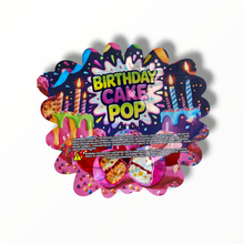 Load image into Gallery viewer, Birthday Cake Pop 3.5g shape bags
