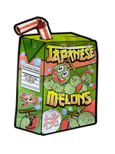 Load image into Gallery viewer, Japanese Melons cut out Mylar zip lock bag 3.5G
