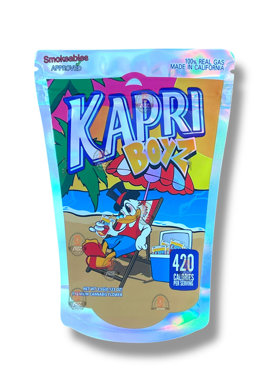 Kapri Boyz Mylar Bag 3.5g shape bag