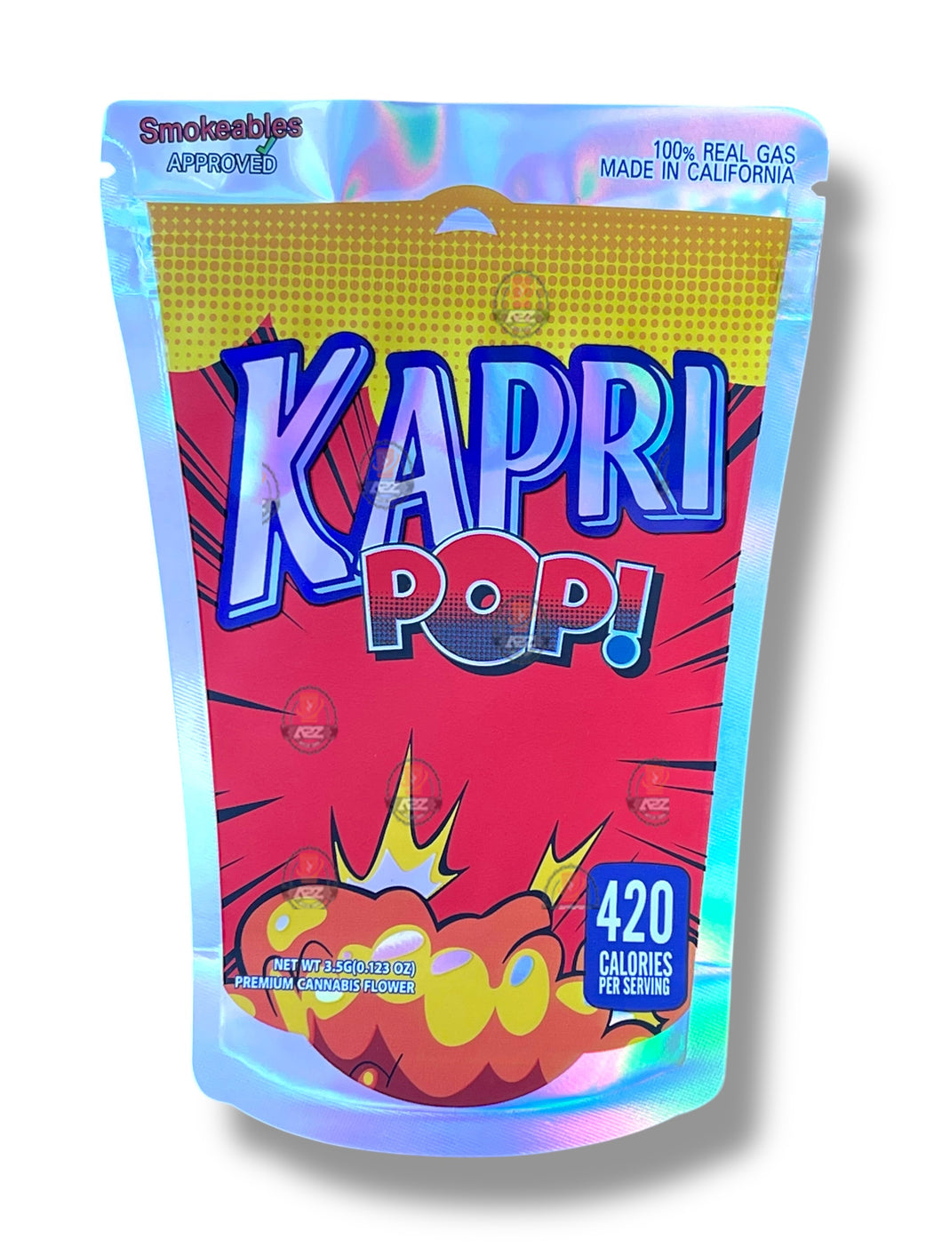 Kapri POP Mylar Bag 3.5g shape bag