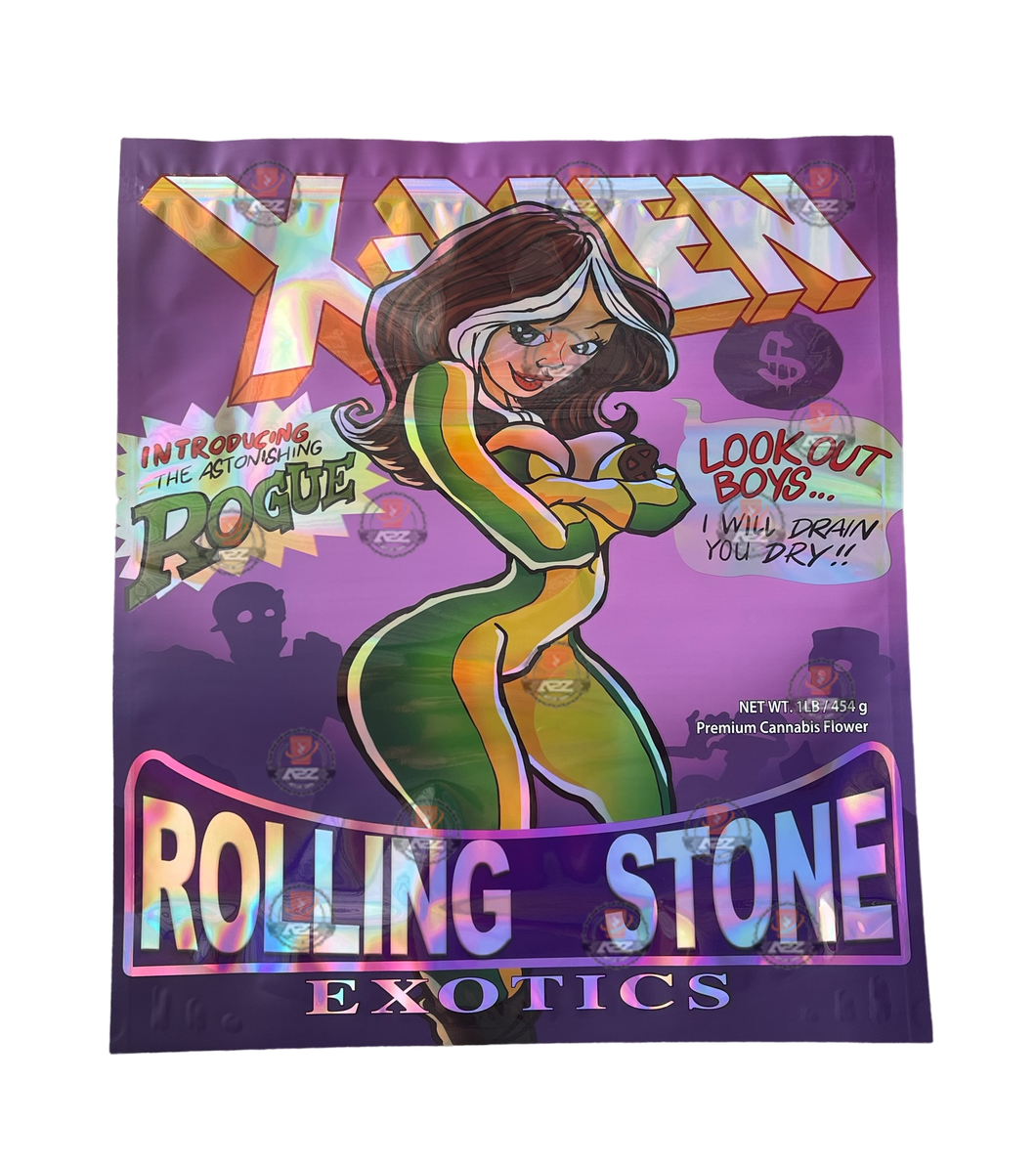 X-Men Mylar Bag (Large) 1 LBS - 16OZ (454g) Pound Bag Rolling Stone