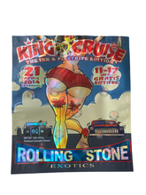 Load image into Gallery viewer, King Cruise Mylar Bag (Large) 1 LBS - 16OZ (454g) Pound Bag Rolling Stone
