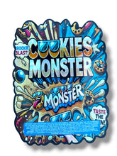 Load image into Gallery viewer, Cookies Monster 1 OZ  28G Mylar empty Mylar bag 1 ounce (50 Count)
