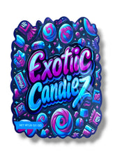 Load image into Gallery viewer, Exotic Candiez 1 OZ  28G Mylar empty Mylar bag 1 ounce (50 Count)
