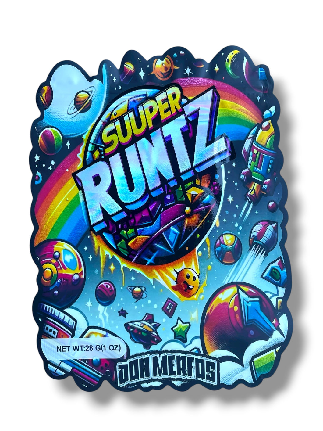 Super Runtz 1 OZ  28G Mylar empty Mylar bag 1 ounce (50 Count)