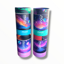 Load image into Gallery viewer, Muun Moon Rocks Mixed-Strain Variety Pack – 4 Capsules, 16 Empty 1 Oz Pods – Packaging Only
