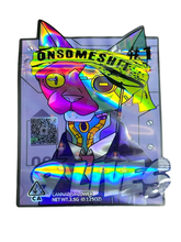Load image into Gallery viewer, 9 Lives 3.5 grams Mylar Bag Holographic On Some Shit
