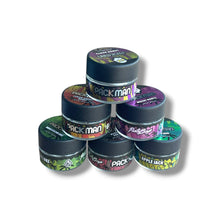 Load image into Gallery viewer, Pack Man Party Boyz 1 Oz Glass Jars with Display Box – 16-Count Variety Pack – Packaging Only
