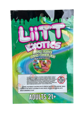 Load image into Gallery viewer, Liitt Exotics Sour Brite Neon clawers 3.5g Mylar Bag 1000MG (Packaging Only)
