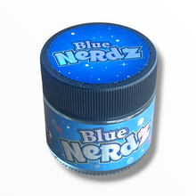 Load image into Gallery viewer, Blue Nerdz 3.5g Glass Jars with Holographic Stickers
