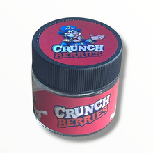 Load image into Gallery viewer, Crunch Berries 3.5g Glass Jars with Holographic Stickers
