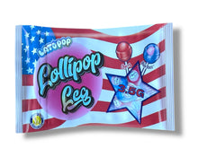 Load image into Gallery viewer, Lollipop Cherry Blue Razz Lato POP Mylar Bag 3.5g shape bag
