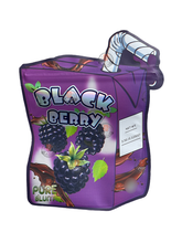 Load image into Gallery viewer, Blackberry 3.5 grams Juice Box Mylar Bag Pure Blunt Holographic
