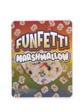 Load image into Gallery viewer, Sprinklez Funfetti Marshmallow Mylar Bags 3.5g Sticker base Bag -With stickers and labels
