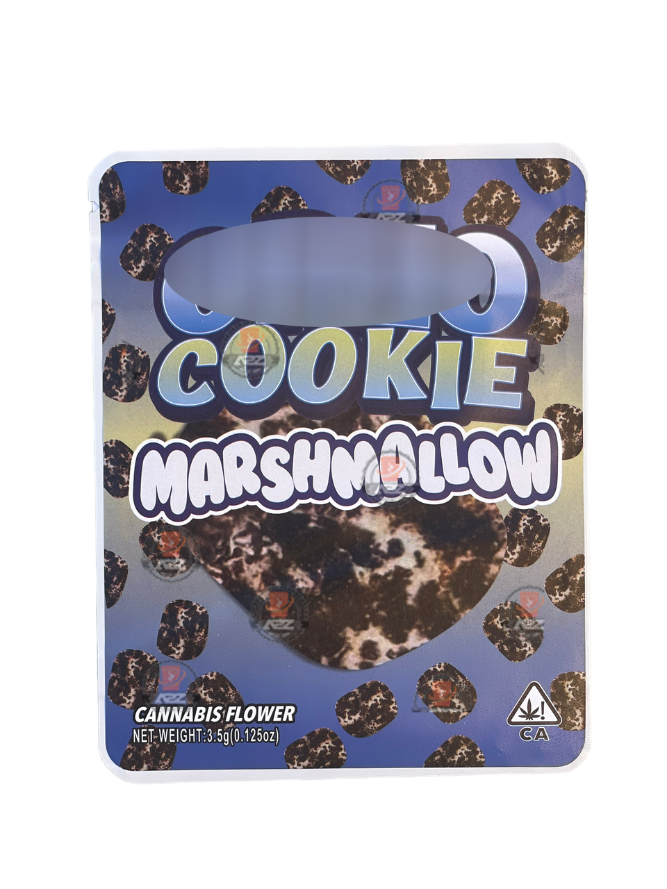 Sprinklez Cookie Marshmallow Mylar Bags 3.5g Sticker base Bag -With stickers and labels