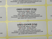Load image into Gallery viewer, Sprinklez Cookie Marshmallow Mylar Bags 3.5g Sticker base Bag -With stickers and labels
