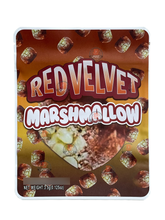 Load image into Gallery viewer, Sprinklez Red Velvet Marshmallow Mylar Bags 3.5g Sticker base Bag -With stickers and labels
