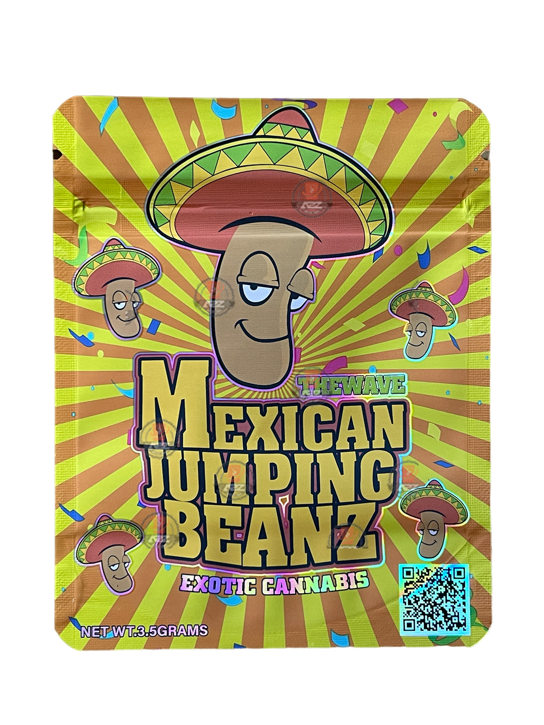 Mexican Jumping Beans Mylar Bags 3.5g The Wave