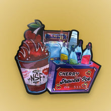 Load image into Gallery viewer, Cherry Shaved Ice 3.5G Mylar Bags - Packaging Only Cut Out
