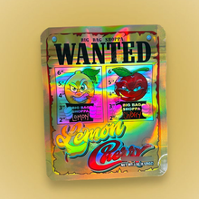 Load image into Gallery viewer, Wanted Lemon Cherry Bags 3.5g Mylar Bag Big Bag Shoppa
