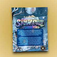 Load image into Gallery viewer, Snowball 3.5g Mylar Bags Black Unicorn Packaging Only- Holographic
