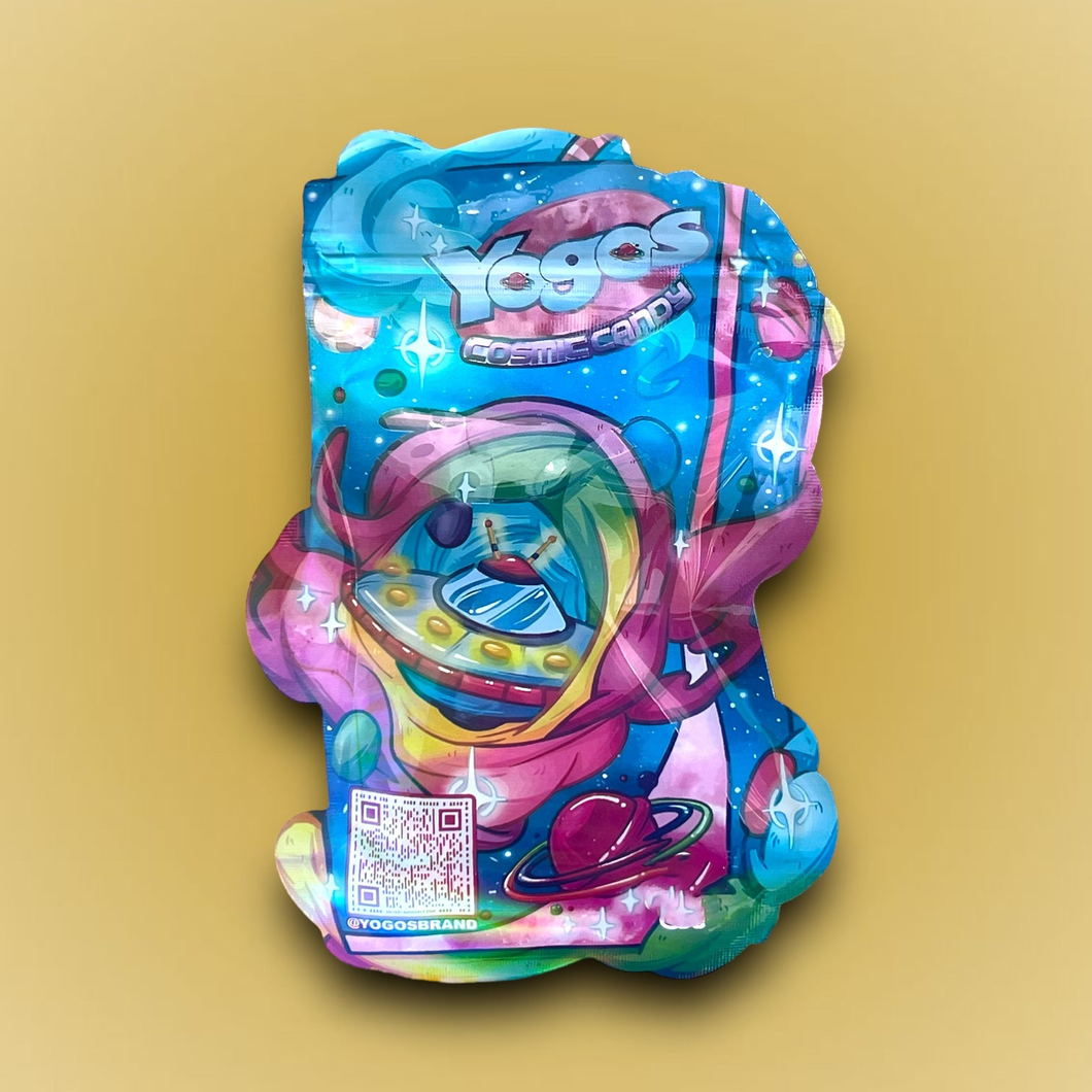 Yogos Cosmic Candy 3.5G Mylar Bags Packaging Only