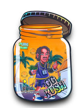 Load image into Gallery viewer, Pure Blunt OG KUSH Mylar Bags 3.5g Holographic
