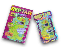 Load image into Gallery viewer, Fumitar Reptar WIld Berry Crunch Mylar Bags with Boxes 3.5g Box Packaging Holographic
